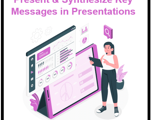 Effective Strategies for Presenting Data and Synthesizing Key Messages in Presentations