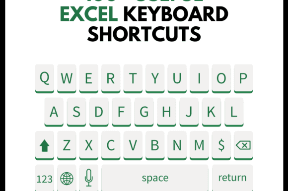 100 Essential Excel Keyboard Shortcuts to Boost Your Productivity