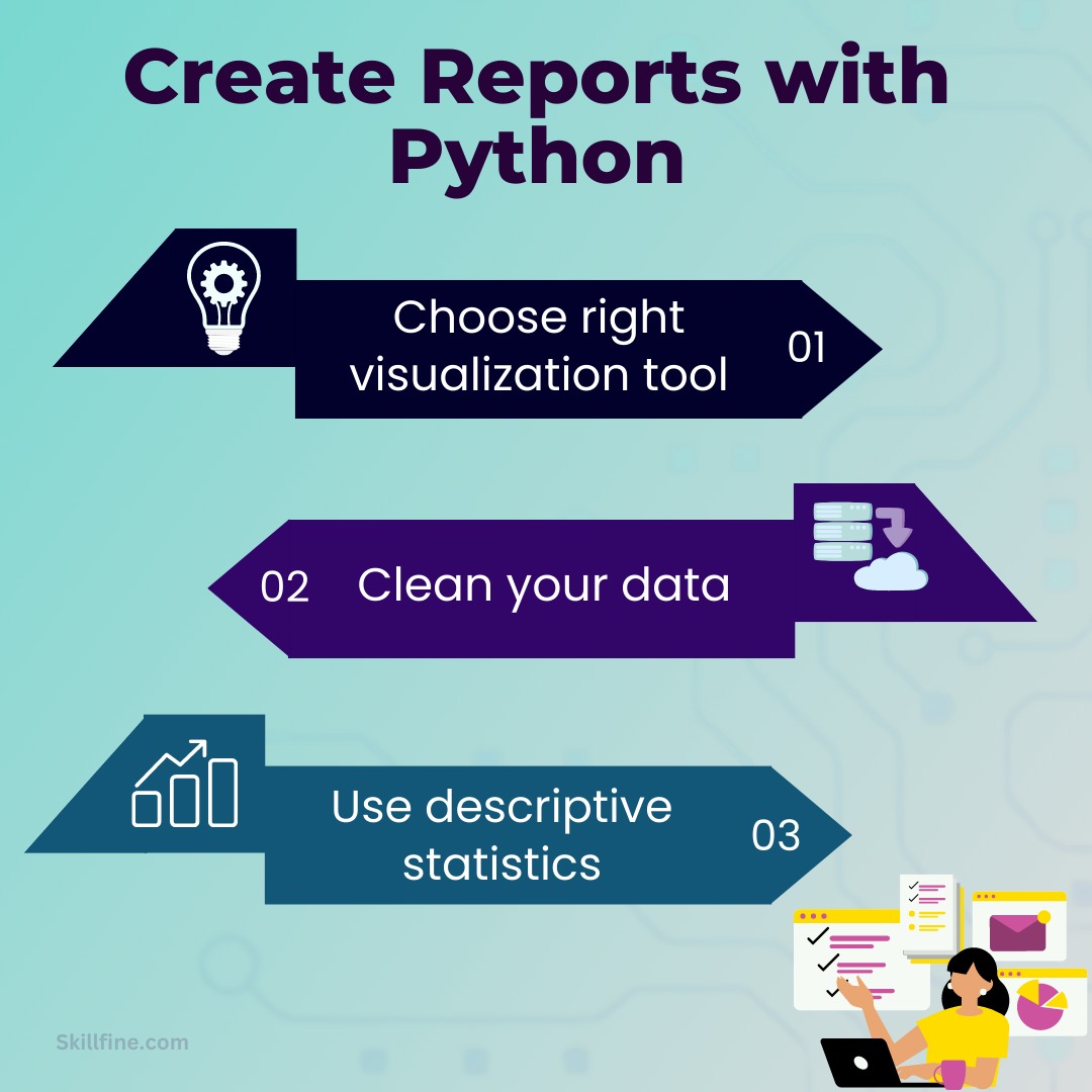 how to create a report using python