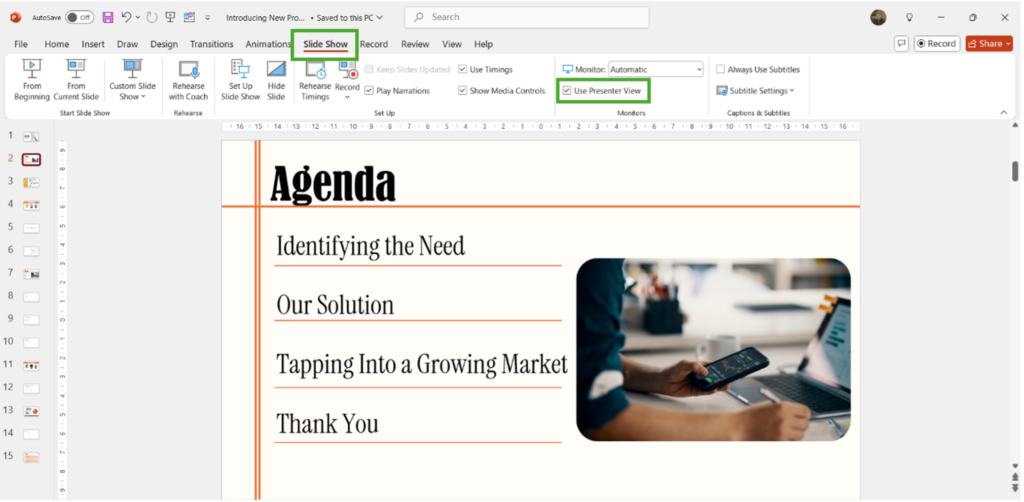 How to Access Presenter View in PowerPoint