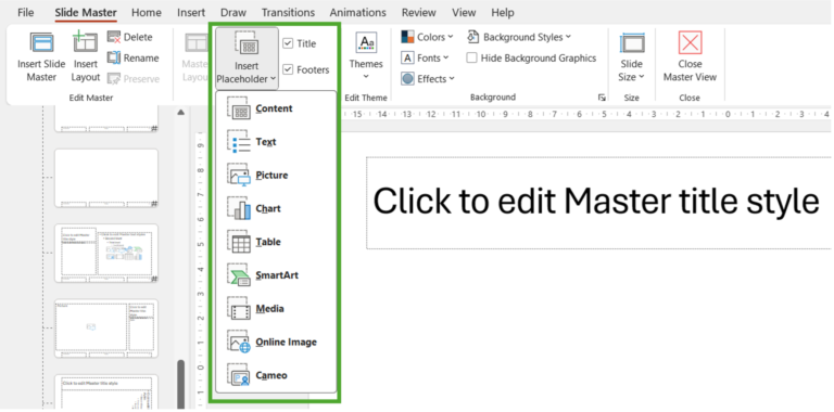 Slide Master in PowerPoint - how to create custom presentations ...